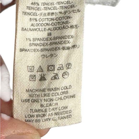 Free People Young Spirit White Asymmetrical Sleeveless Tunic Top/Mini Dress Sz M - Picture 9 of 9